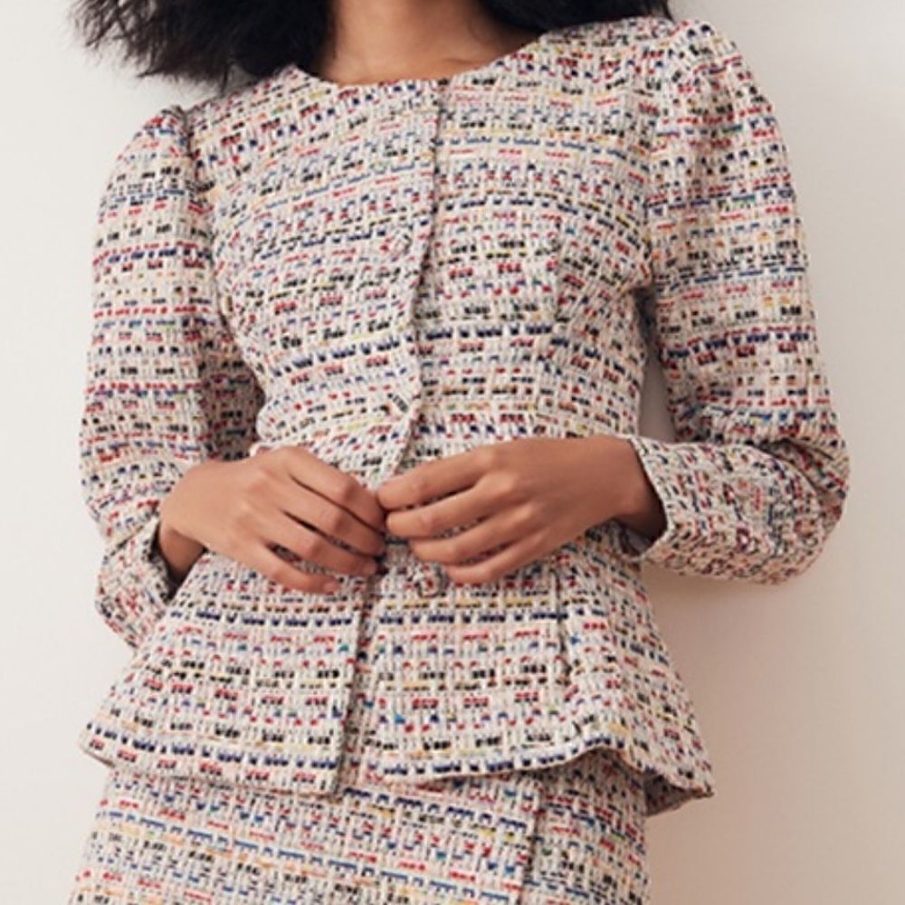 Revolve Song of Style “Elma” Rainbow Jacket L